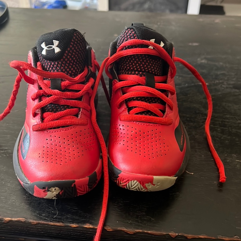 Toddler under Armour high top shoes